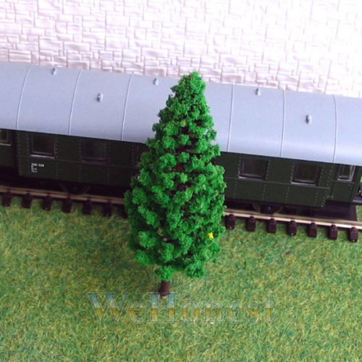 10 pcs Pine Trees for HO or OO scale scene 95mm #C9536